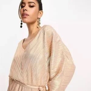 floral v neck long sleeve dress Jolly Vintage Women's Embroidered Floral V Neck Long Sleeves Boho Maxi Cotton Dress White / M